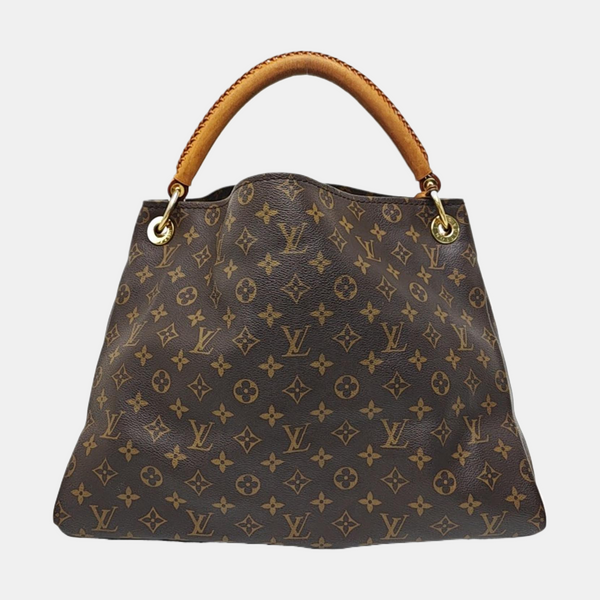 ARTSY MM Monogram Coated Canvas Brown