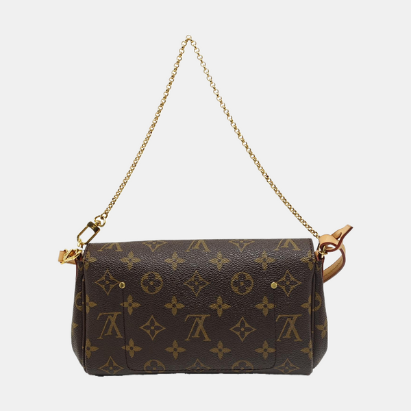 FAVORITE MM Monogram Coated Canvas Brown