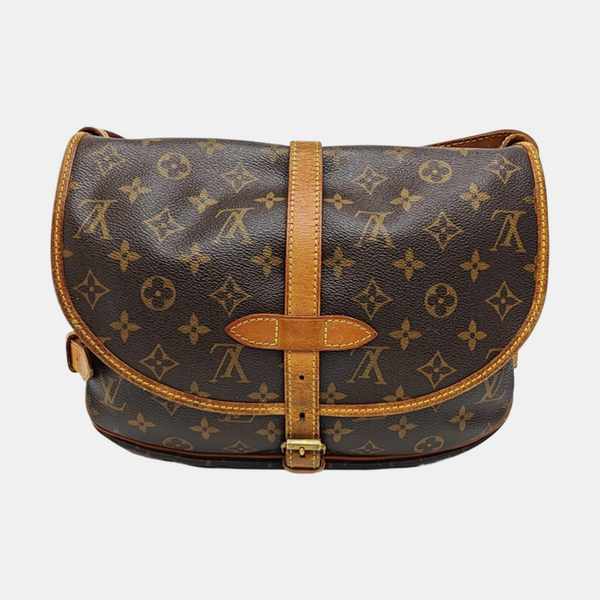 SAUMUR Monogram Coated Canvas Brown
