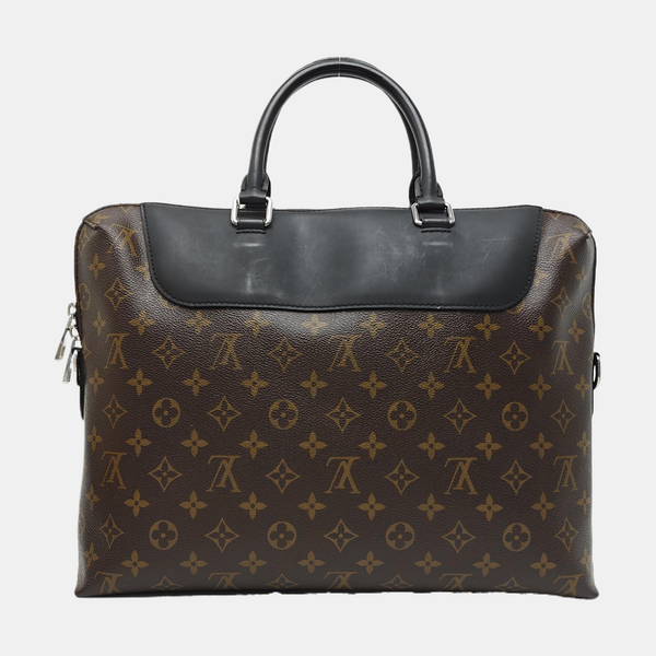 PORTE-DOCUMENTS Monogram Coated Canvas Brown