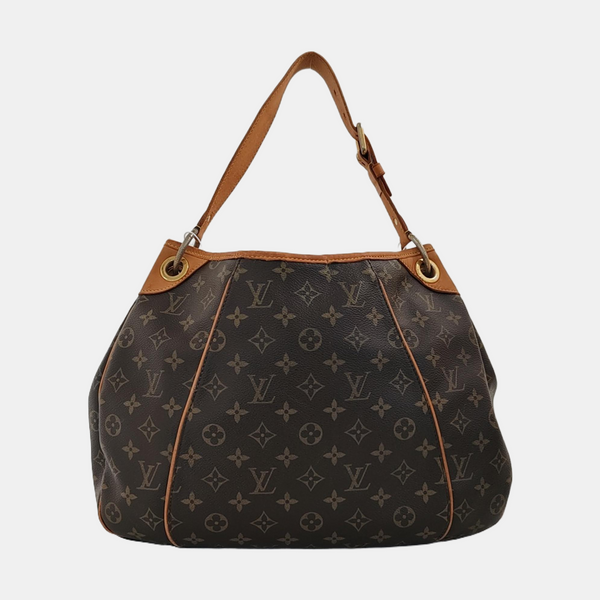 GALLIERA PM Monogram Coated Canvas Brown