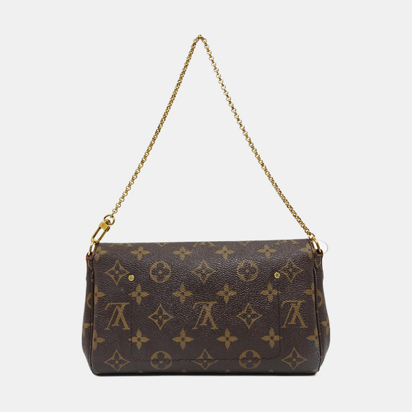 FAVORITE PM Monogram Coated Canvas Brown