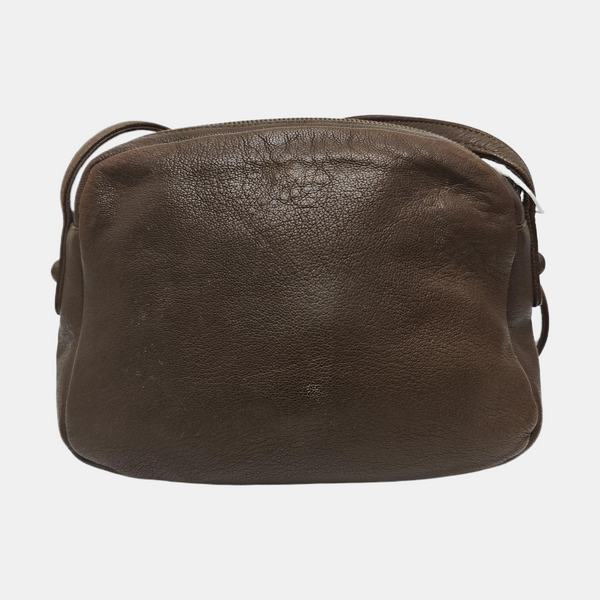 Calfskin Shoulder Bag Brown