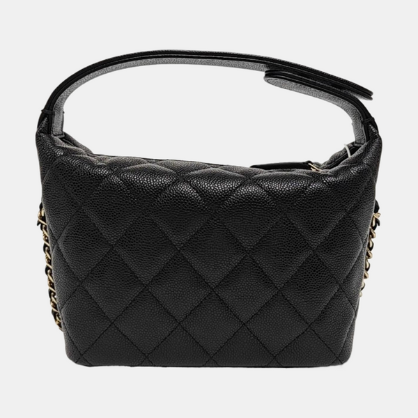 HOBO Quilted Grained Calfskin Black
