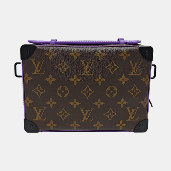SOFT TRUNK Monogram Coated Canvas Brown