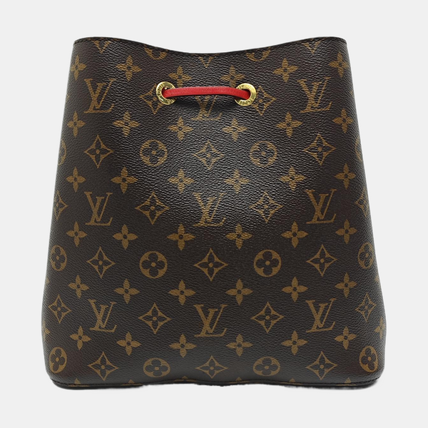 NÉONOÉ MM Monogram Coated Canvas Brown
