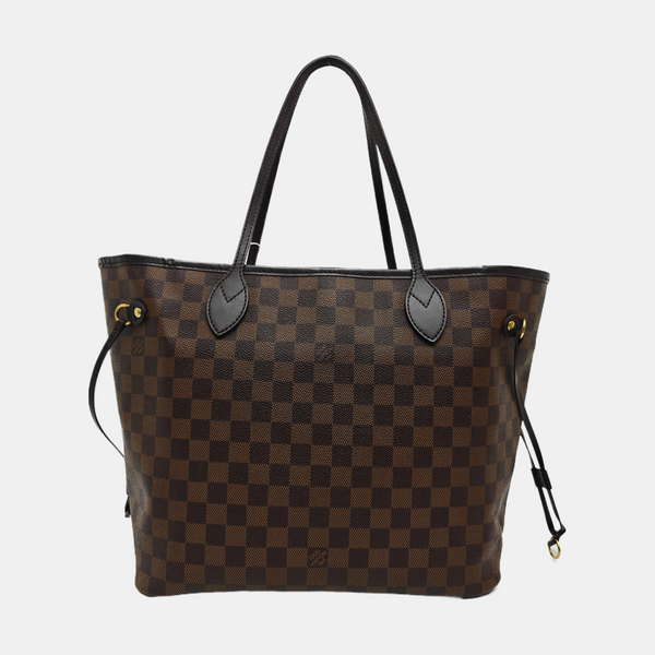 NEVERFULL MM Damier Ebene Coated Canvas Brown