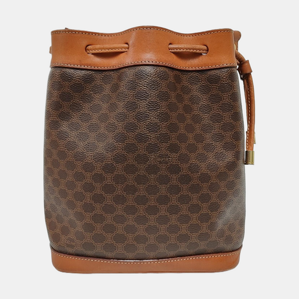 MACADAM BUCKET Coated Canvas Brown