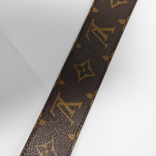 Coated Canvas Belt Brown