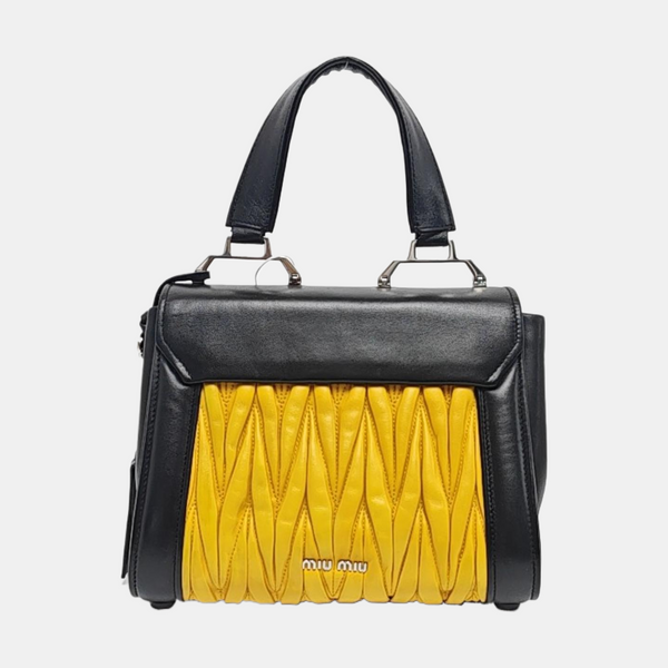 Miu Coffer Quilted Lambskin Multicolor