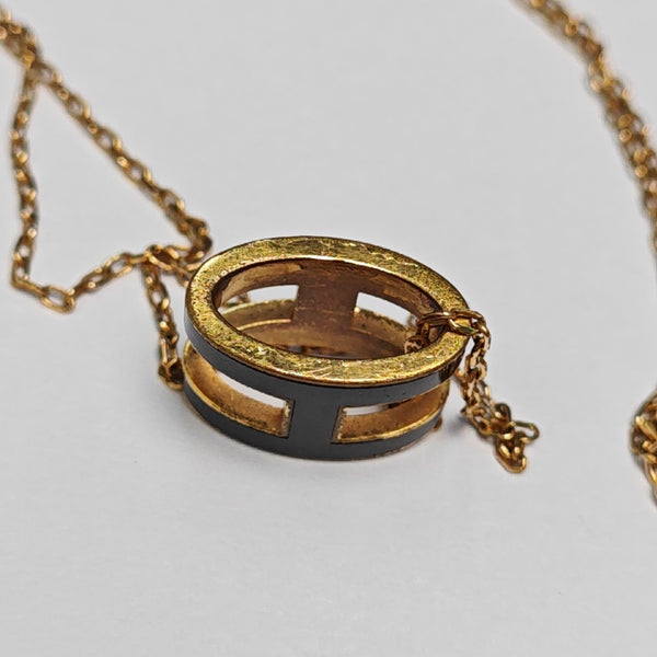 Pop H Metal Gold Necklace