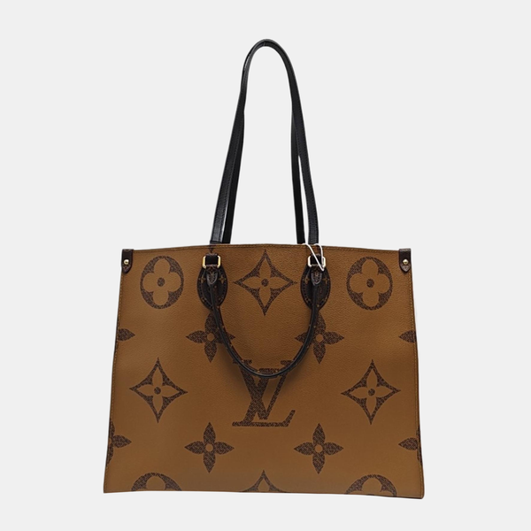 ONTHEGO GM Monogram Coated Canvas Brown