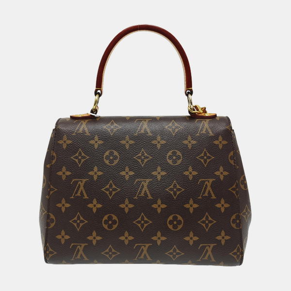 CLUNY PM Monogram Coated Canvas Brown