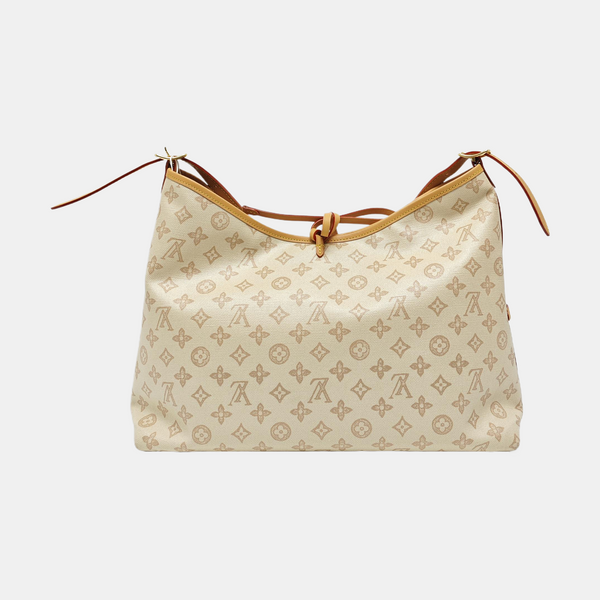 CARRYALL MM Monogram Coated Canvas Beige