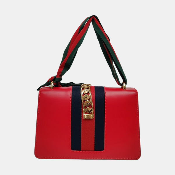 Sylvie Small Calfskin Red