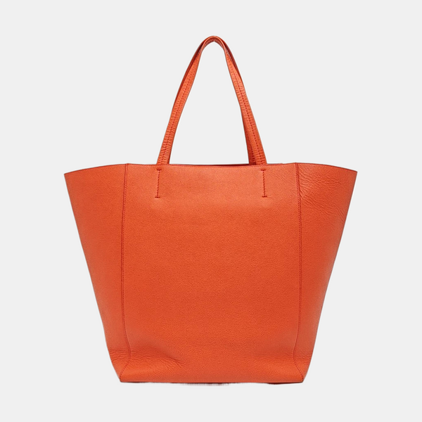 VERTICAL CABAS Small Calfskin Red