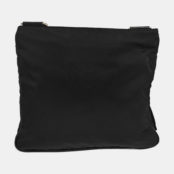Bolso bandolera de nailon, nailon negro