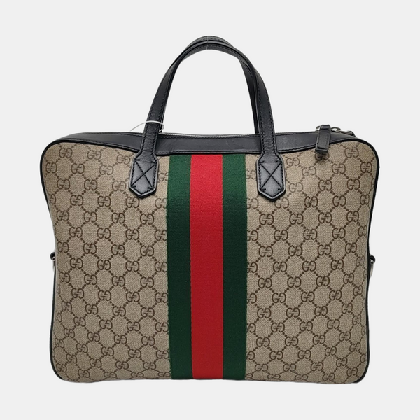Monogram Coated Canvas Brown