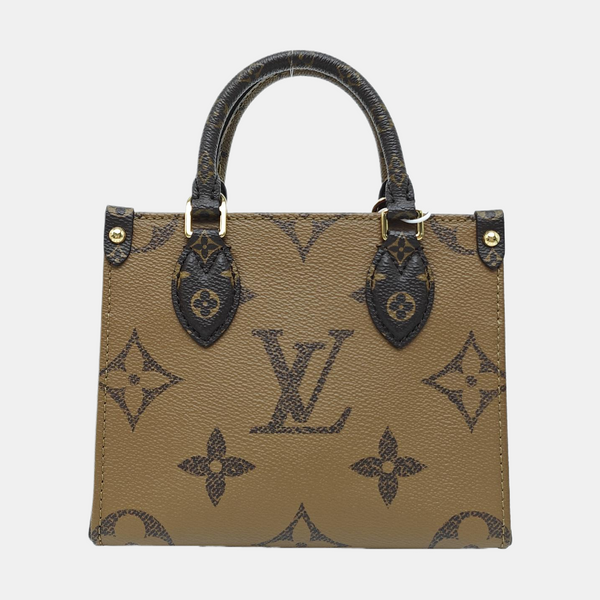 ONTHEGO BB Monogram Coated Canvas Brown