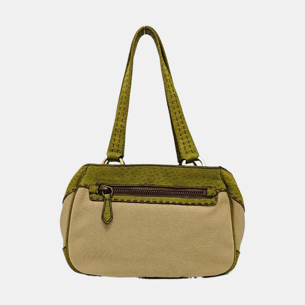 Canvas Top Handle Bag Multicolor