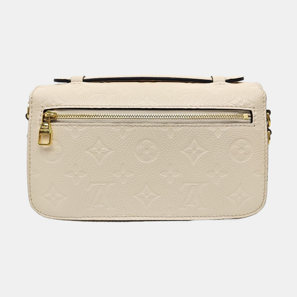 MÉTIS EAST WEST Monogram Calfskin Beige
