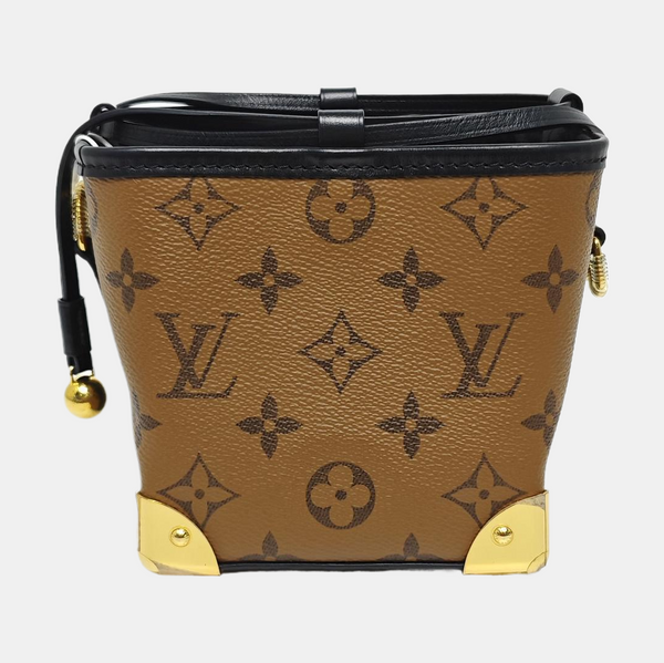 NOÉ PURSE LV CHARMS Monogram Coated Canvas Brown
