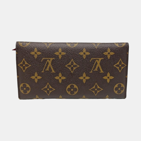 JOSÉPHINE Monogram Coated Canvas Brown Wallet