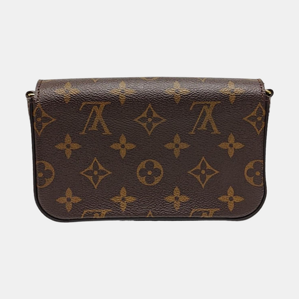 FÉLICIE Monogram Coated Canvas Brown