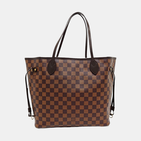 NEVERFULL MM Damier Ebene Coated Canvas Brown