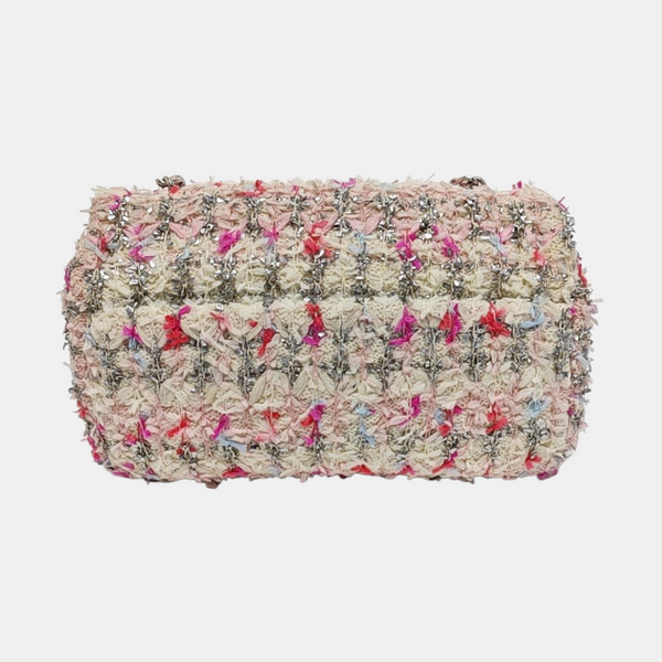 CLASSIC FLAP Mini Wool Pink