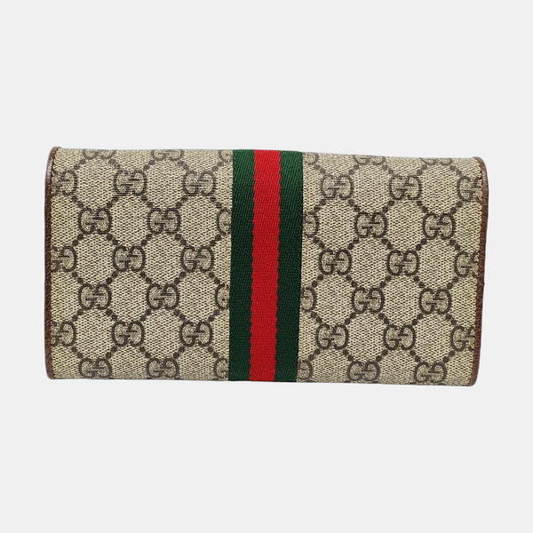 Ophidia Mini Monogram Coated Canvas Beige