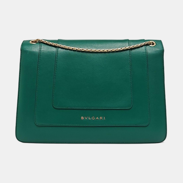 SERPENTI FOREVER Medium Calfskin Green