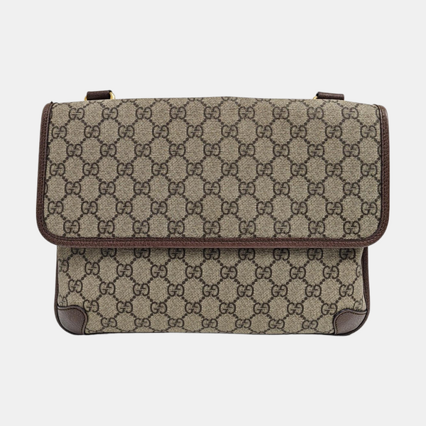 Neo Vintage Large Monogram Coated Canvas Brown