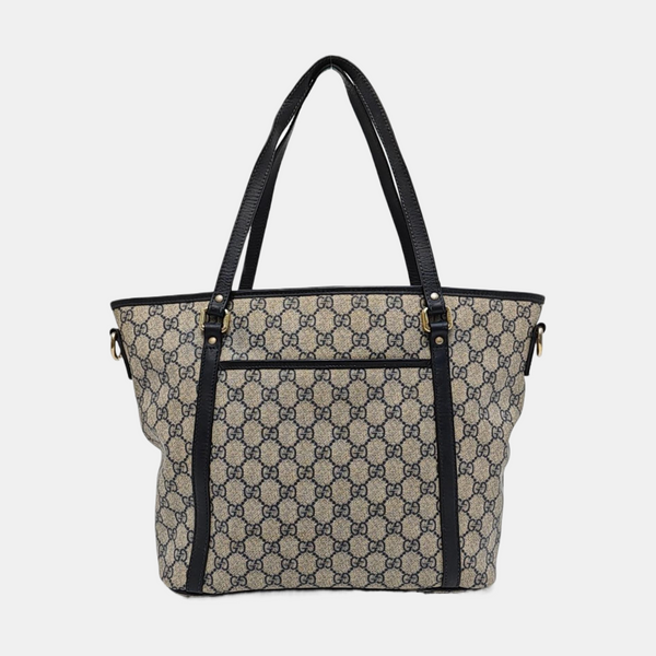 Monogram Coated Canvas Top Handle Bag Beige