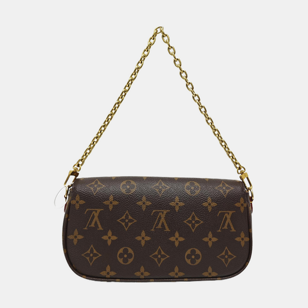 IVY Monogram Coated Canvas Brown