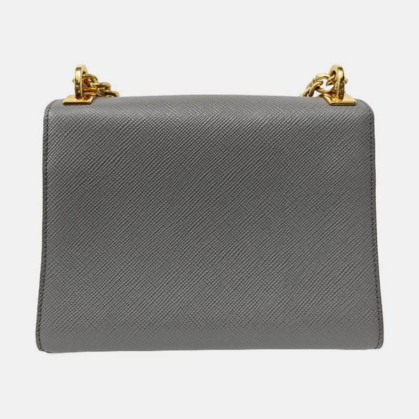 Monochrome Saffiano Calfskin Gray