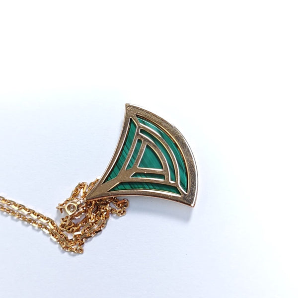 DIVAS' DREAM 18k Gold Green Necklace