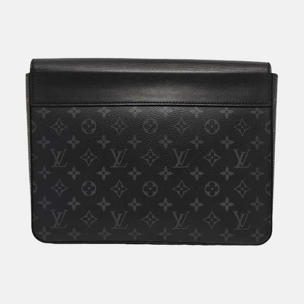 STEAMER Monogram Coated Canvas Black