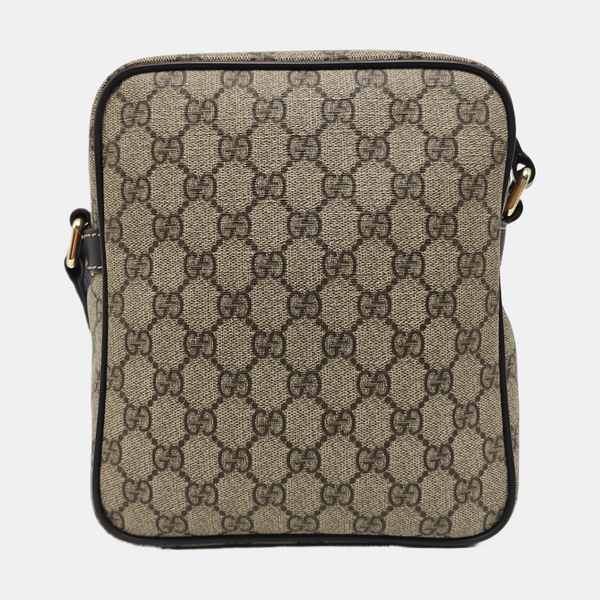 Monogram Coated Canvas Shoulder Bag Brown