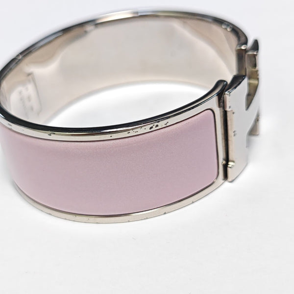 Clic Clac H Metal Silver Bangle