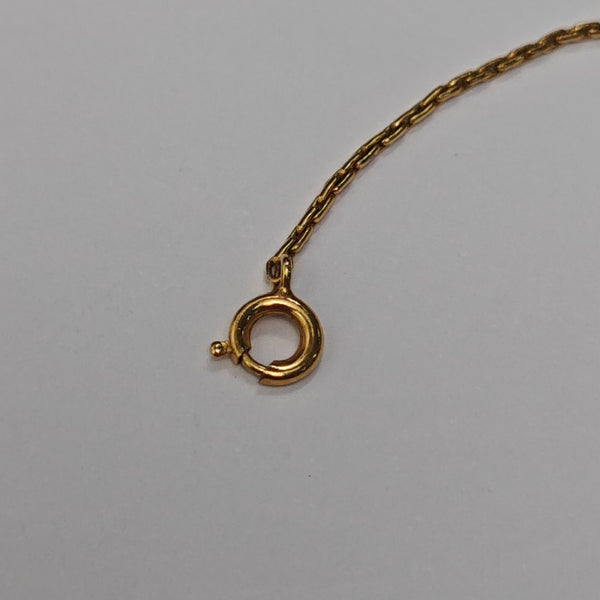 Petit CD Metal Gold Necklace