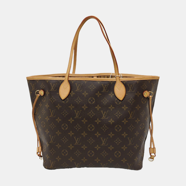 NEVERFULL MM Monogram Coated Canvas Brown