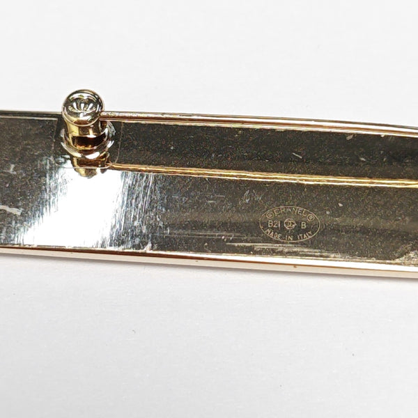 Metal Gold Brooch