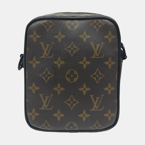 CHRISTOPHER Monogram Coated Canvas Brown