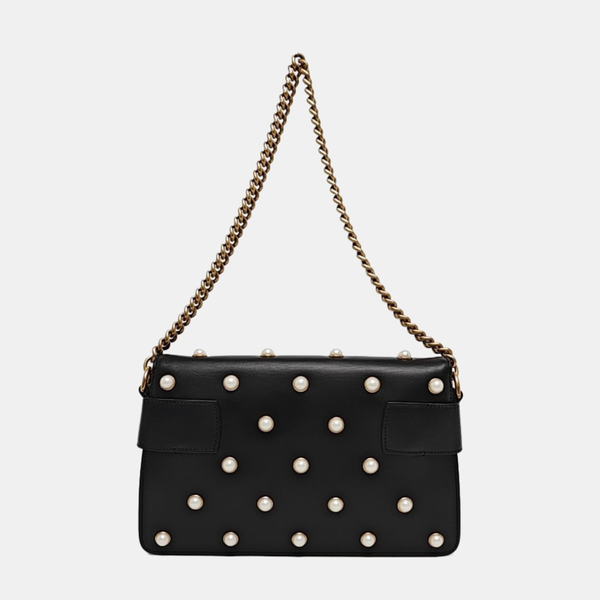 Queen Margaret Mini Calfskin Black