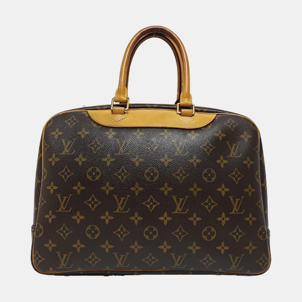 DEAUVILLE Monogram Coated Canvas Brown