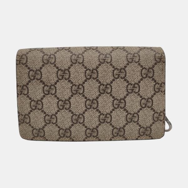 Authenticated pre-owned Dionysus Super Mini Monogram Coated Canvas Beige - Shoulder Bag at Looply