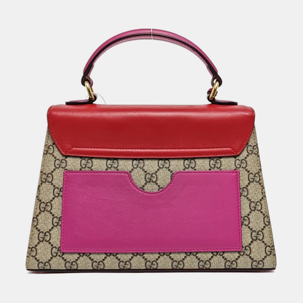 Padlock Small Monogram Coated Canvas Black