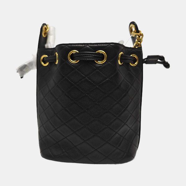 CASSANDRE Quilted Lambskin Black