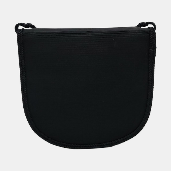Fabric Shoulder Bag Black